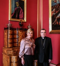 Kardinal Bozanić primio predsjednicu Republike Hrvatske Kolindu Grabar-Kitarović